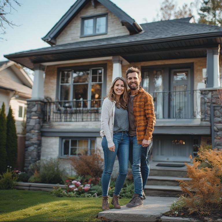 Mortgages & Heloc Lenders In Canada couple buying a house in canada thanks to casavo